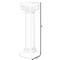 Decorative Fiberglass White Plinth Roman Style Column Ionic Piller Pedestal Vase Stand for Wedding or Party, Living Room, or Dining Room Decor - Photography Props - Sculpture Display - Greek-inspired Luxury Decor Piece with Ornate Accents